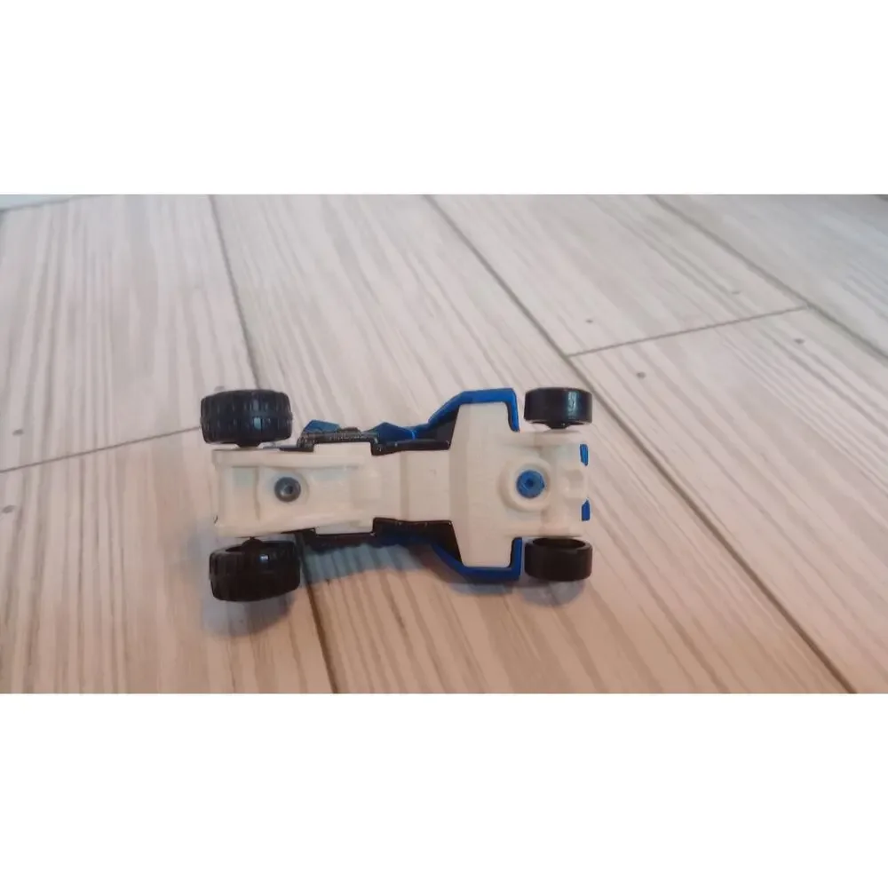 BLUE MAX STEEL TURBO RACER SHORT CARD 2014 HOT WHEELS 1/64 DIECAST CAR